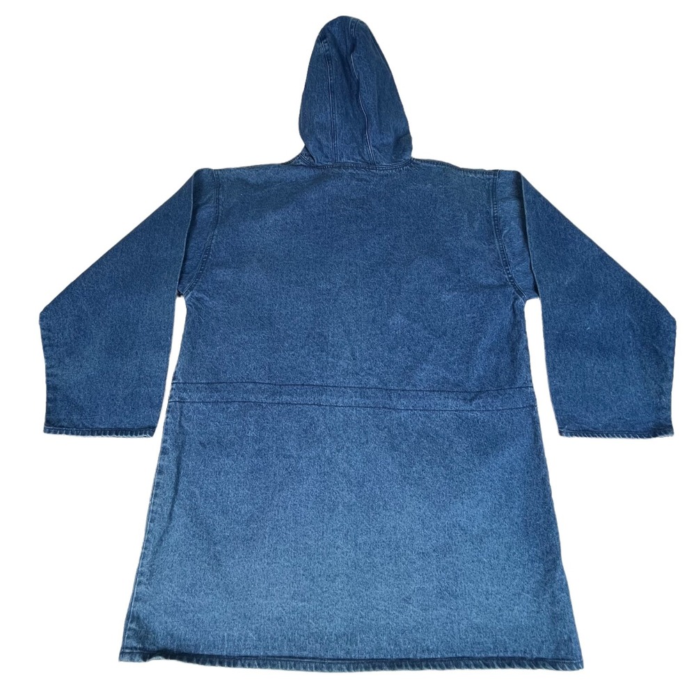UNI‎ Code Denim Boho Whimsical Artsy Retro Embroidered Grandma Jacket Women Big - Picture 4 of 10